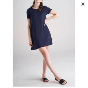 **TALL** American Tall Navy Swing Dress